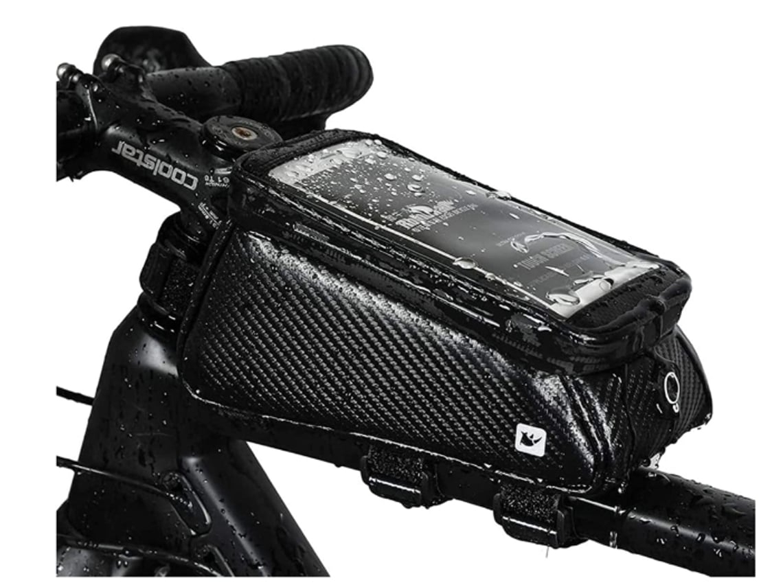 Bolsa para bicicleta USHION Accesorios para bicicletas Regalos de ciclismo para hombres Negro USHION