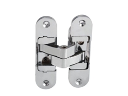 Anclaje Oculto 3d Para Puertas Plegables, Acero Inoxidable Satinado, 2 Piezas, 8*135*140 Mm