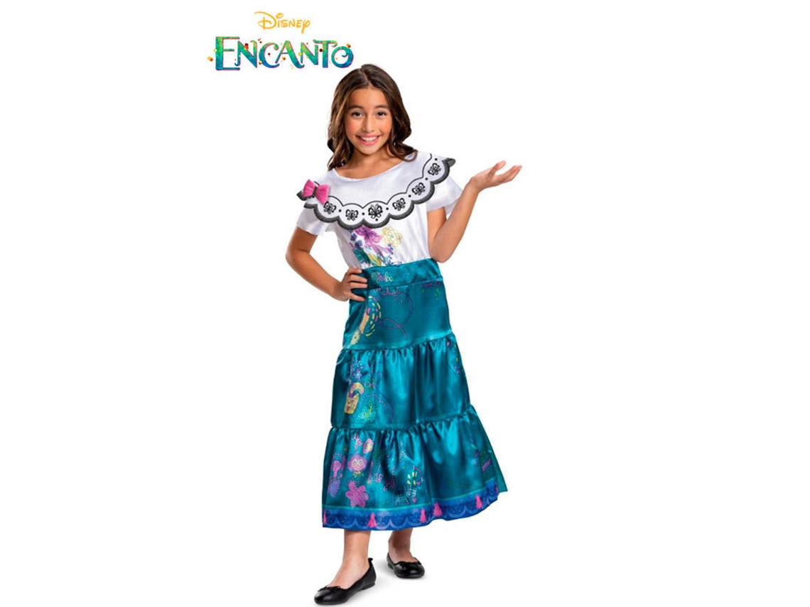 Disfraz de Niña LIRAGRAM ESPAÑA Encanto Mirabel Deluxe  (7 - 8 años)