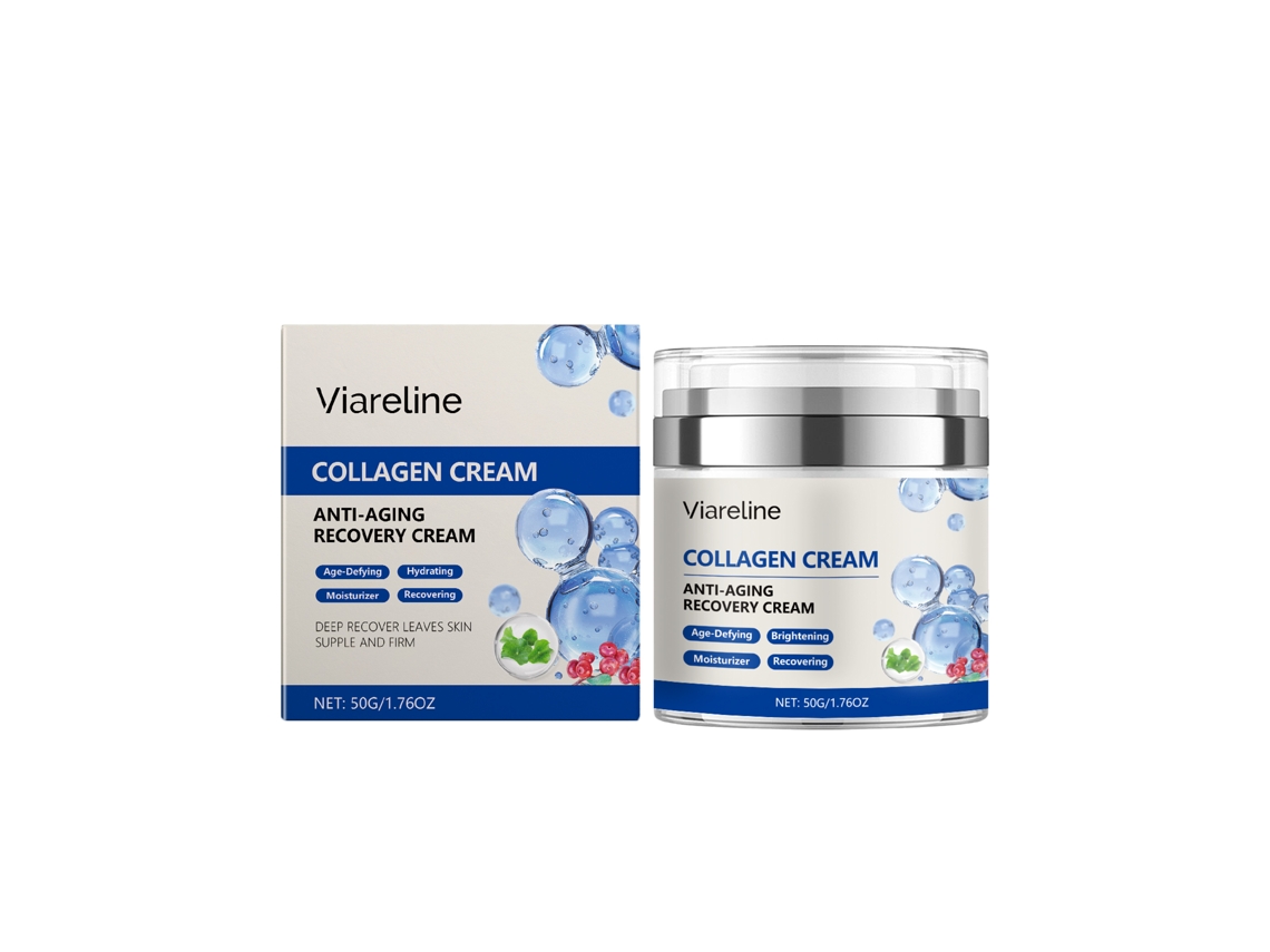 Crema reparadora de colágeno para la piel
