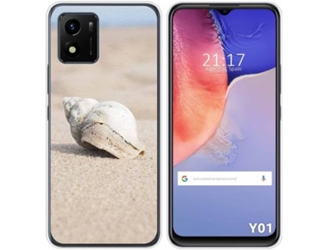 Carcasa Vivo Y01 TUMUNDOSMARTPHONE Dibujos Concha Multicolor