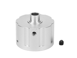 Caja Diferencial De Aluminio Para Coche Rc Hobao Vs 87004 1/8, Refuerzo Diferencial De Carro Rc Plata