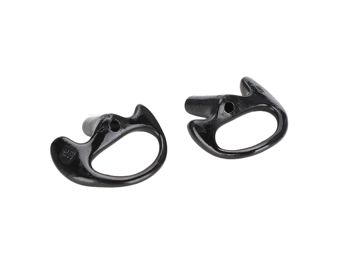 Cómodo Soporte De Silicona Negra Para Auriculares De Kits De Audio Con Tubo En Espiral (pequeño)