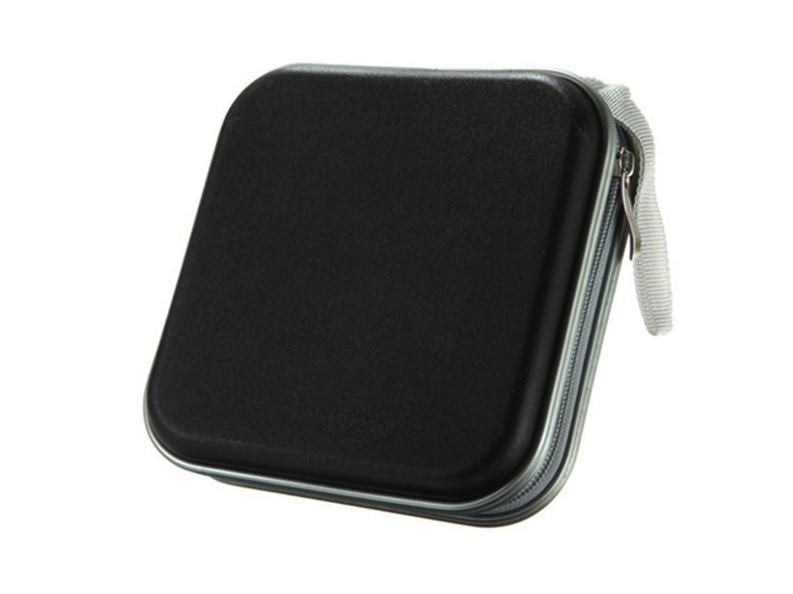 Caja Organizadora Para Discos Cd Y Dvd Con Capacidad Para 40 Unidades (negra)