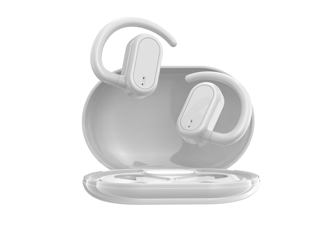 Auriculares Inalámbricos Bt5.4 Con Gancho Para La Oreja, Cancelación De Ruido Y Estuche De Carga.