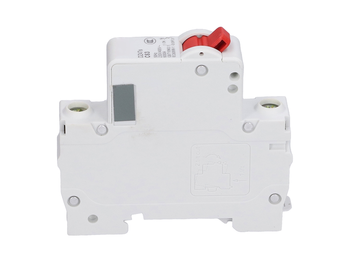 2026velora-disyuntor Miniatura 1p Protección contra fugas 63a 230v 400v Dz47s C63 Interruptor de aire doméstico