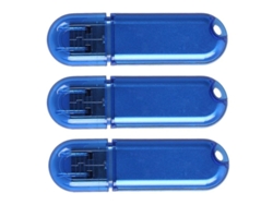 3 Memorias Usb 2.0 De 128 Mb Para Almacenamiento De Datos