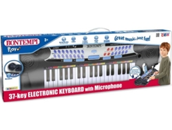 Teclado electrónico Bontempi, juguete musical educativo multicolor
