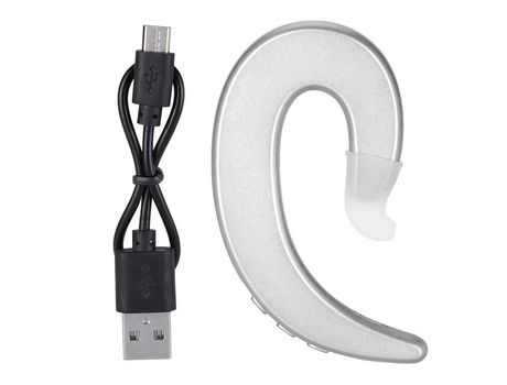 Auriculares inalámbricos con gancho para la oreja Auriculares inalámbricos de 2,4 Ghz manos libres con micrófono Auriculares inalámbricos Bluetooth...