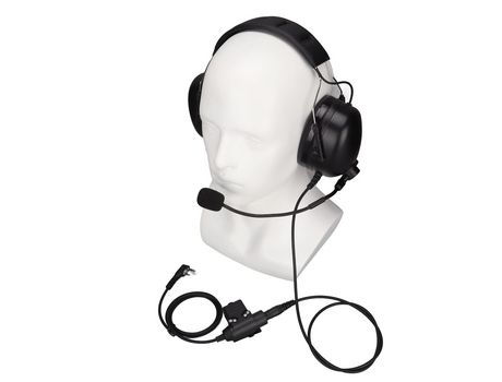 Auriculares con cancelación de ruido Auriculares con conector de radio de 7,1 mm Auriculares con cable ajustables U94 PTT para Kenwood TK-3107