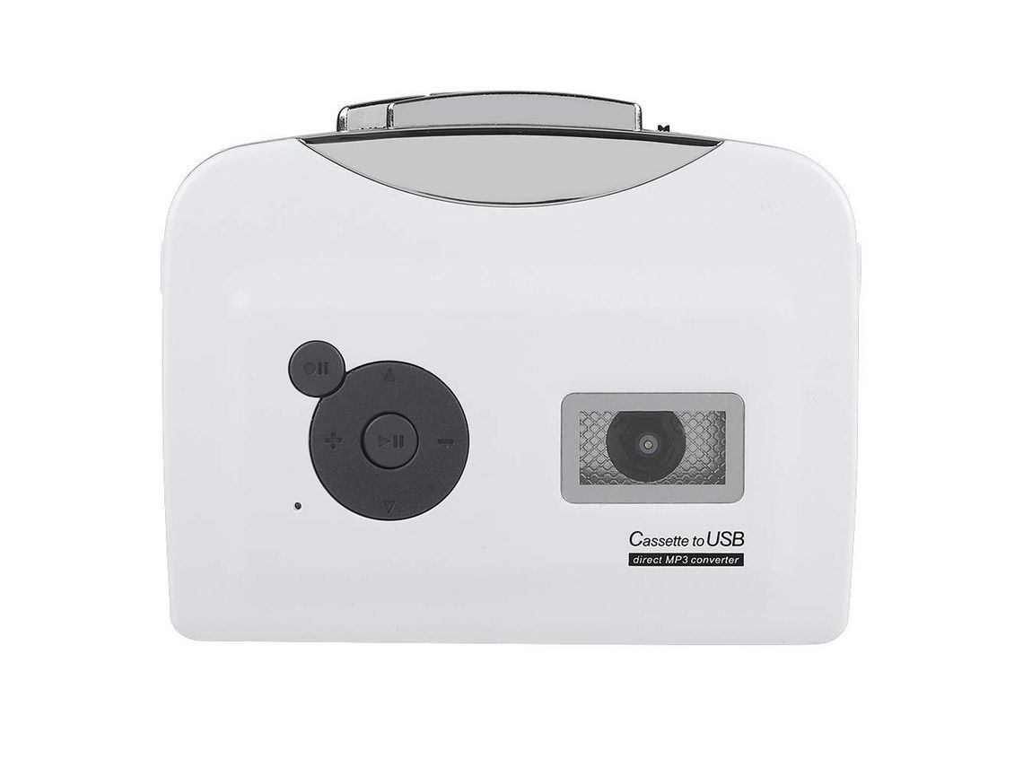 Convertidor de casete a MP3 Reproductor de casete portátil Grabadora Convertidor de cinta a MP3 a través de USB