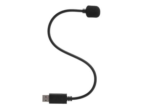 Mini micrófono USB portátil negro para PC, portátil, ordenador, teléfono