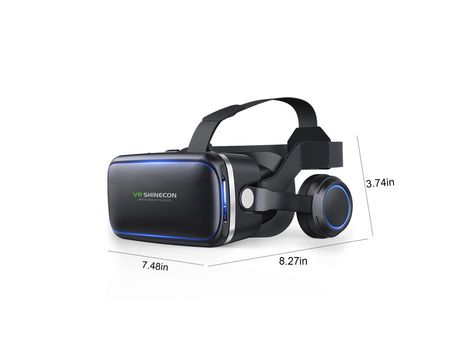 Gafas de realidad virtual VR Discriminación de posición de audio Auriculares Gafas 360 Experiencia de inmersión espacial IOS y Android