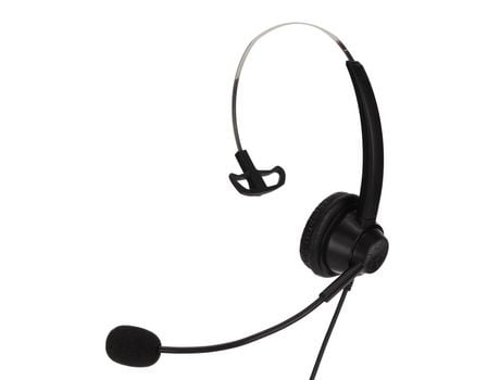 Auriculares de botón de 2,5 mm para oficina con ajuste de volumen del altavoz del micrófono/silencio del micrófono para conferencias telefónicas