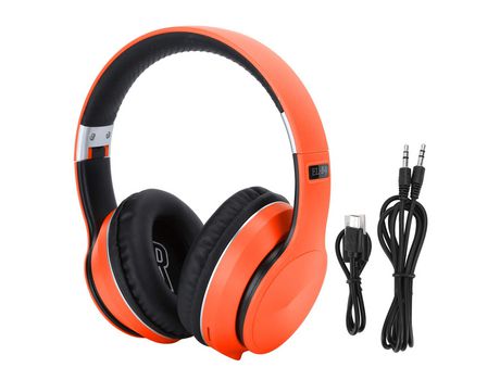 Auriculares Bluetooth montados en la cabeza, auriculares deportivos inalámbricos Bluetooth con Cable de Audio auxiliar, auriculares estéreo plegabl...