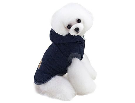 Ropa Para Mascotas Ropa Acolchada De Algodón De Dos Patas Para Perros Ropa Acolchada De Algodón Para Mascotas De Dos Patas Para Barba ELKUAIE s