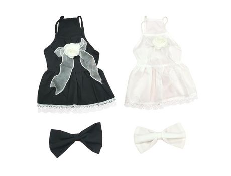 Vestido Primavera Verano Mascota Disfraz Gato Vestido (L) ELKUAIE X-Pequeno