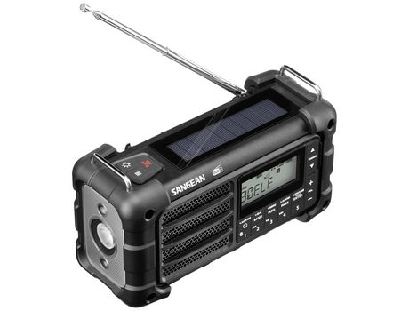 Radio de exterior dab, dab, radio fm de emergencia, bluetooth panel solar, resistente a salpicaduras y polvo SANGEAN MMR-99