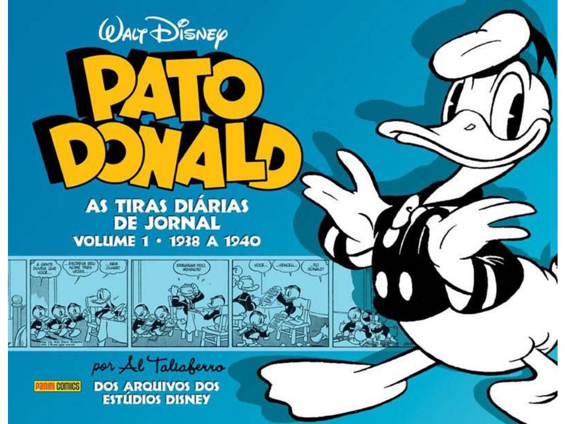 Libro Pato Donald As Tiras Diarias de Jornal Vol. 01 de Taliaferro (Portugués - Tapa Dura)