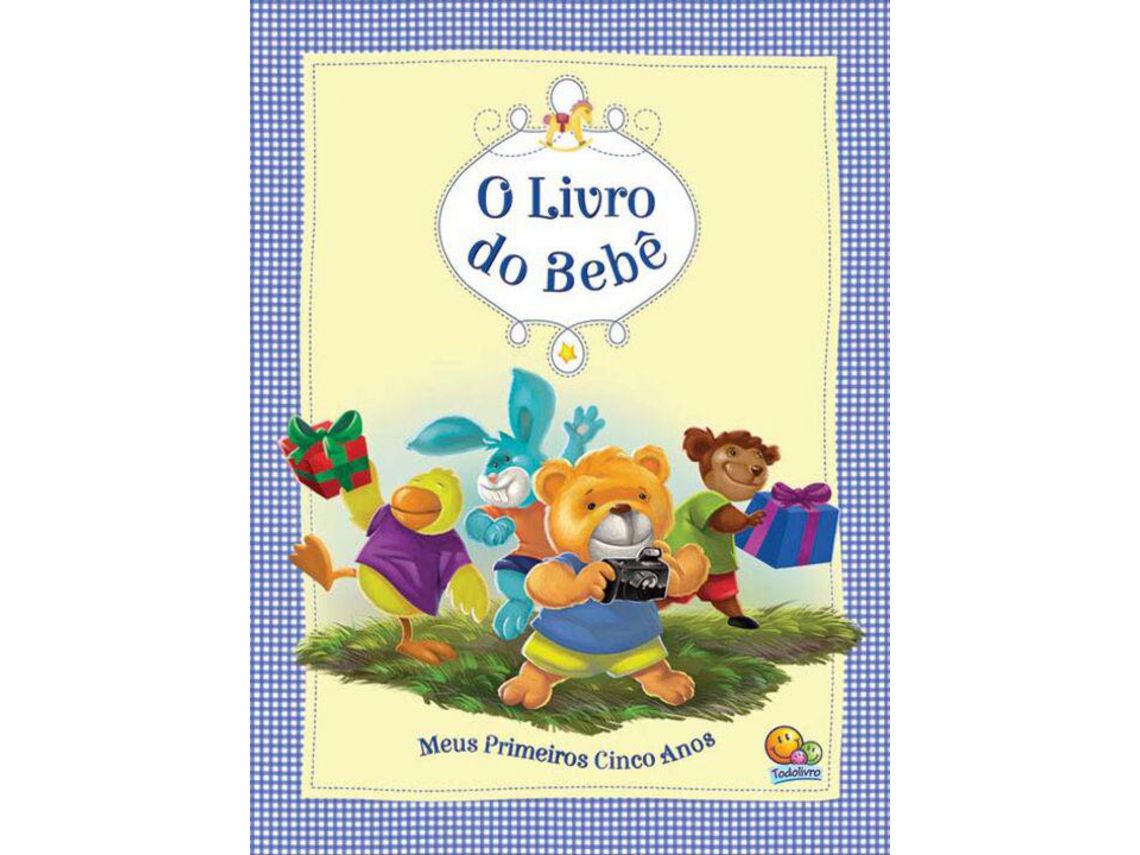 Libro Do Bebe O Meus Primeiros Cinco Anos Azul de Editora Todolivro (Portugués)