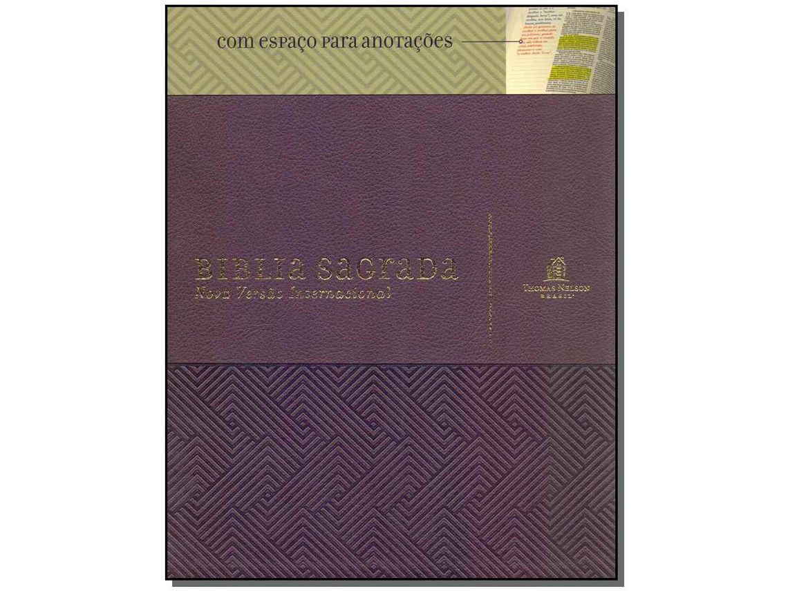 Libro Biblia Sagrada Nova Versao Internacional de EDITORA THOMAS NELSON ( Portugués-Brasil )