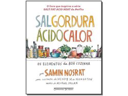 Libro Sal Gordura Acido Calor de Samin Nosrat (Portugués do Brasil - Tapa Dura)
