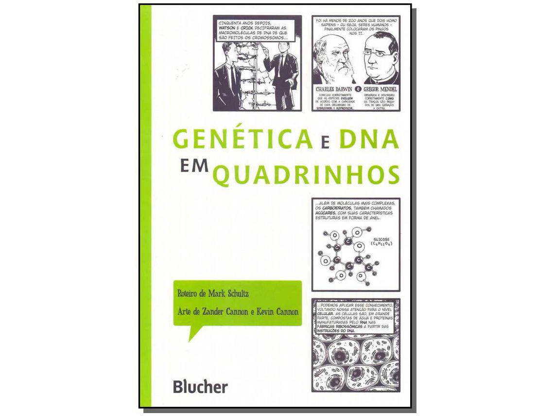 Libro Genetica e Dna em Quadrinhos de Schultz, Cannon et al. (Portugués)