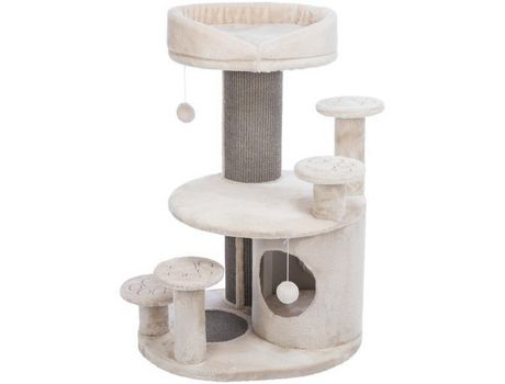 Poste Rascador Para Gatos Emil Gris Claro 96X69X59 Cm TRIXIE