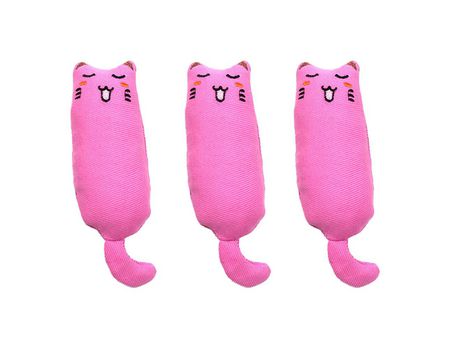 Juguetes Interactivos De Peluche Para Gatos Juguetes Para Masticar Gatos De Dibujos Animados Lindos Juguetes Entretenidos Para Gatos, Rosa ZMDECQNA...