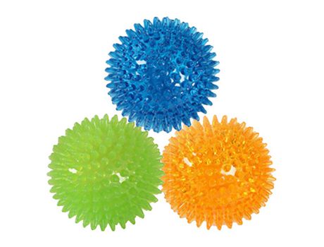 Paquete De 3 Juguetes De Goma Para Cachorros, Pelotas De Juguete Para Perros, Juguetes Chirriantes Para Perros, Juguetes Masticables Para Perros, E...