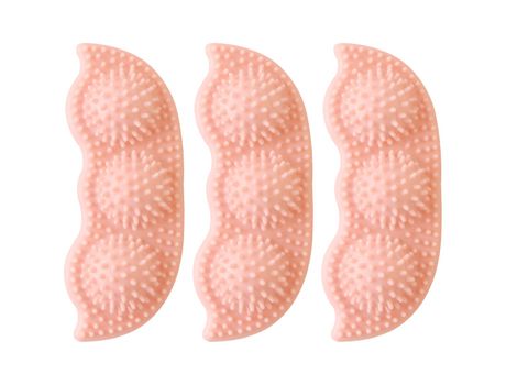 Paquete De 3 Juguetes Masticables Para Cachorros, Limpia Los Dientes De Las Mascotas Y Alivia El Dolor Del Crecimiento De Los Dientes, Rosa ZMDECQNA