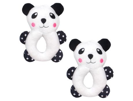 Paquete De 2 Juguetes De Peluche Para Perros Pequeños, Juguetes Para Masticar Para Cachorros Interactivos, Juguetes Para La Dentición De Perros, St...