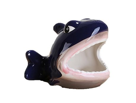Casa De Hámster Escondite Cerámica Cama Lindo Animal Pequeño Mascota Ardilla Erizo Chinchilla Nido Hámster Jaula Accesorios Tiburón ZMDECQNA