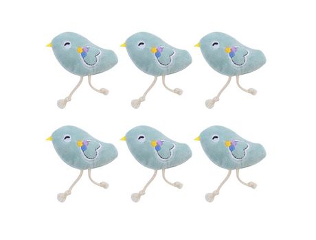 Paquete De 6 Juguetes Para Gatos Con Forma De Animal Para Masticar Gatos, Lindos Animales De Peluche, Juguete Para Gatos, St-1 ZMDECQNA