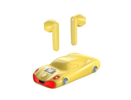 Auriculares ZXXI Bluetooth Inalámbricos Estilo de Coche Deportivo Legal Baja Latencia Batería de Larga Duración Portátiles