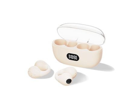 Auriculares In Ear para Lg K7 JL-EIGHT Piel True Wireless Bluetooth Beige