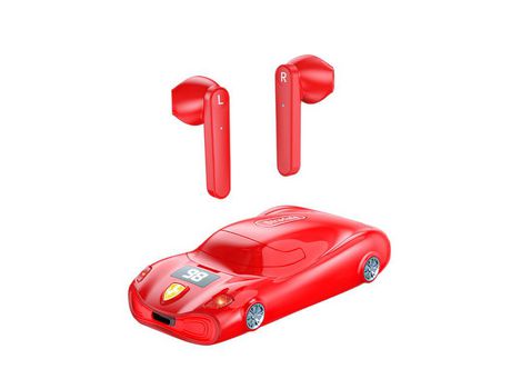 Auriculares ZXXI Bluetooth Inalámbricos Estilo de Coche Deportivo Legal Baja Latencia Batería de Larga Duración Portátiles