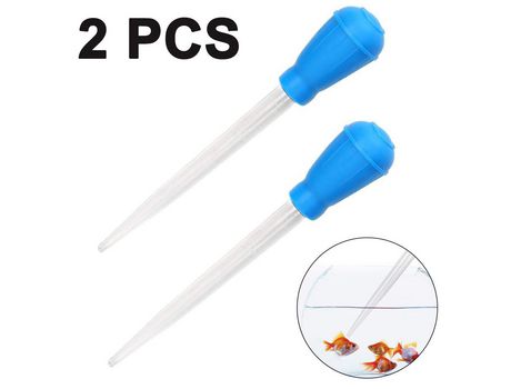 Cuentagotas De Pipeta De Limpieza Manual Para Acuario De 30Ml, Azul De Paja De Limpieza De Grava De Residuos De Tanque De Peces ZMDECQNA