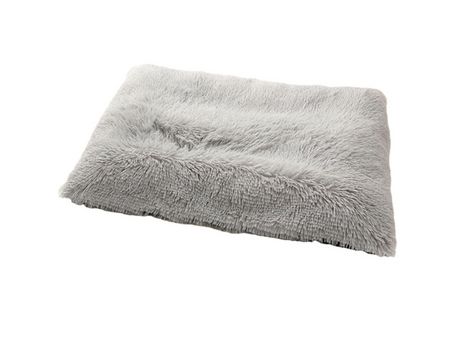 Manta De Felpa Lavable De Piel Sintética Para Mascotas Manta Peluda Para Perros Pequeños, Medianos Y Grandes Gatos, Gris Claro, M ZMDECQNA