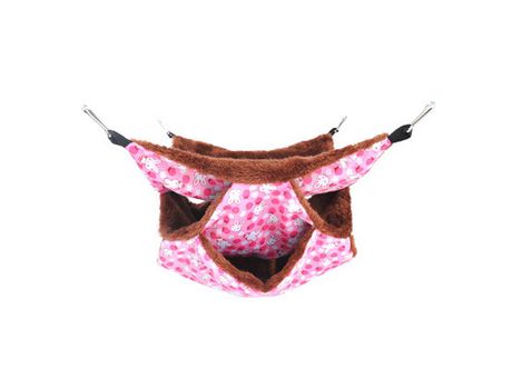 Hamaca Colgante De Jaula Cálida Para Mascotas Pequeñas Para Jugar Con Chinchilla, Loro, Hámster, Estilo 2 ZMDECQNA