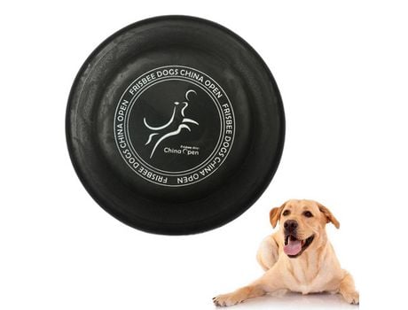 Disco Para Perros De Competición, Frisbee Resistente A Pinchazos Para Perros, Entrenamiento De Disco Volador Al Aire Libre Negro ZMDECQNA