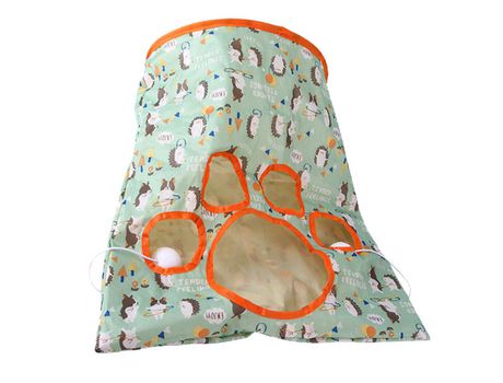 Bolsa De Túnel Para Gatos, Juguetes De Bolsa De Taladro Interactivo, Bolsa De Taladro Para Gatos Con Pequeña Bola St-3 ZMDECQNA