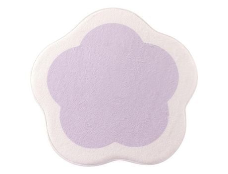 Cama Para Perros Y Gatos Con Forma De Flor Linda Y Acogedora De Felpa Suave, Apta Para Lavadora Y Secadora, Púrpura L ZMDECQNA