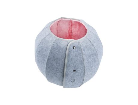 Cama Túnel Para Gatos Multifuncional Para Interiores, Cama Cueva Para Gatos Suave, Juguete Plegable Portátil, Rosa ZMDECQNA