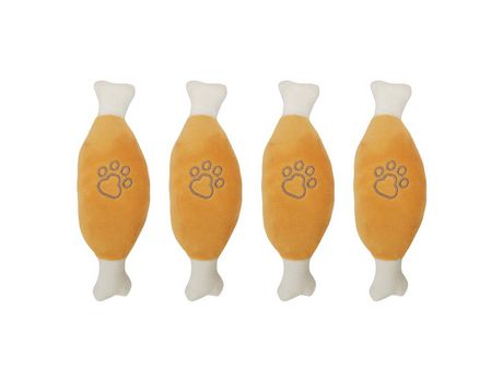 Juguete De Peluche Con Patas De Pollo, Juguete Chirriador Para Mascotas, Juguetes Para Masticar Perros Y Gatos Para Mascotas, St-2 ZMDECQNA