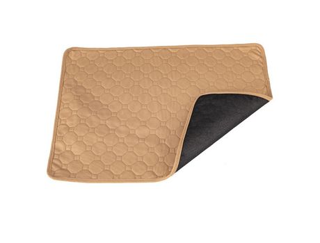 Almohadilla De Entrenamiento Para Orinal Impermeable Reutilizable Para Cachorros, Almohadilla De Parto Liviana Y Laminada, Caqui, L ZMDECQNA