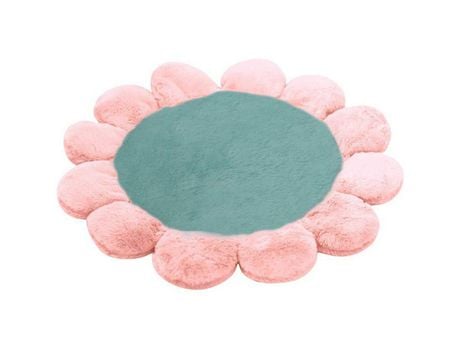 Cama Para Perros Y Gatos Con Flores En Colores Pastel Lindas Y Acogedoras De Felpa Suave, Apta Para Lavadora Y Secadora -Grün M ZMDECQNA