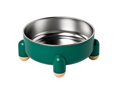 Cuencos Para Perros Desmontables, Cuencos Para Perros De Acero Inoxidable Para Perros, Cuencos De Agua Para Alimentos Para Perros, 150*60 Mm, Verde...