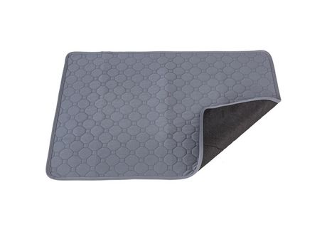 Almohadilla De Entrenamiento Para Orinal Impermeable Reutilizable Para Cachorros, Almohadilla De Parto Liviana Y Laminada, Gris, L ZMDECQNA