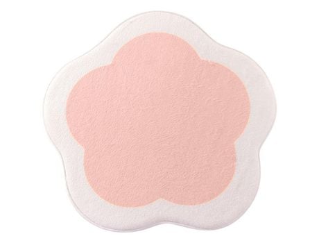 Cama Para Perros Y Gatos Con Forma De Flor Linda Y Acogedora De Felpa Suave, Apta Para Lavadora Y Secadora, Rosa L ZMDECQNA
